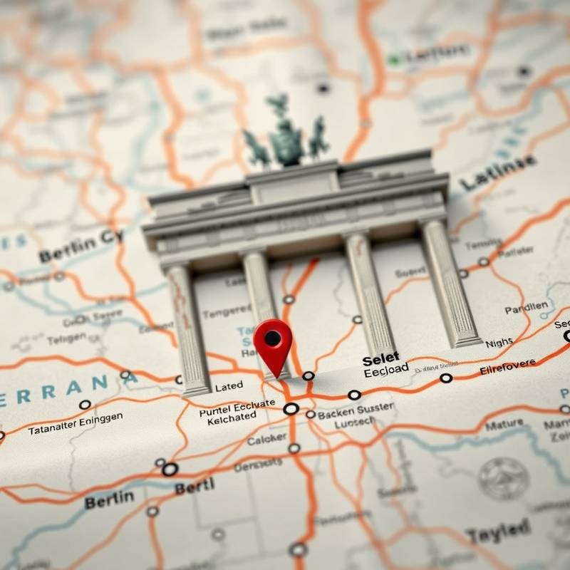 Standort des Schauspielcoaches auf einer Karte von Berlin